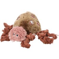 Flamingo Toy Rozette Turtle with rope Pink