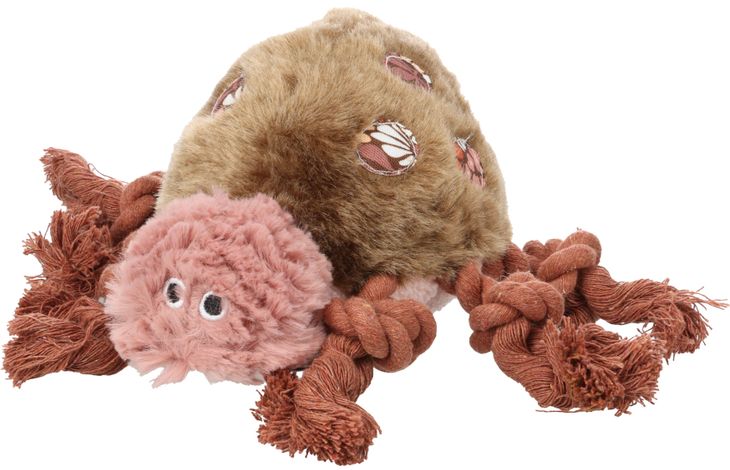 Flamingo Toy Rozette Turtle with rope Pink