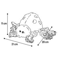 Flamingo Toy Rozette Turtle with rope Pink