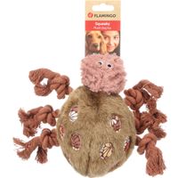 Flamingo Toy Rozette Turtle with rope Pink