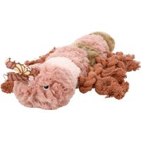 Flamingo Toy Rozette Caterpillar with rope Pink