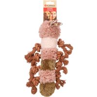 Flamingo Toy Rozette Caterpillar with rope Pink