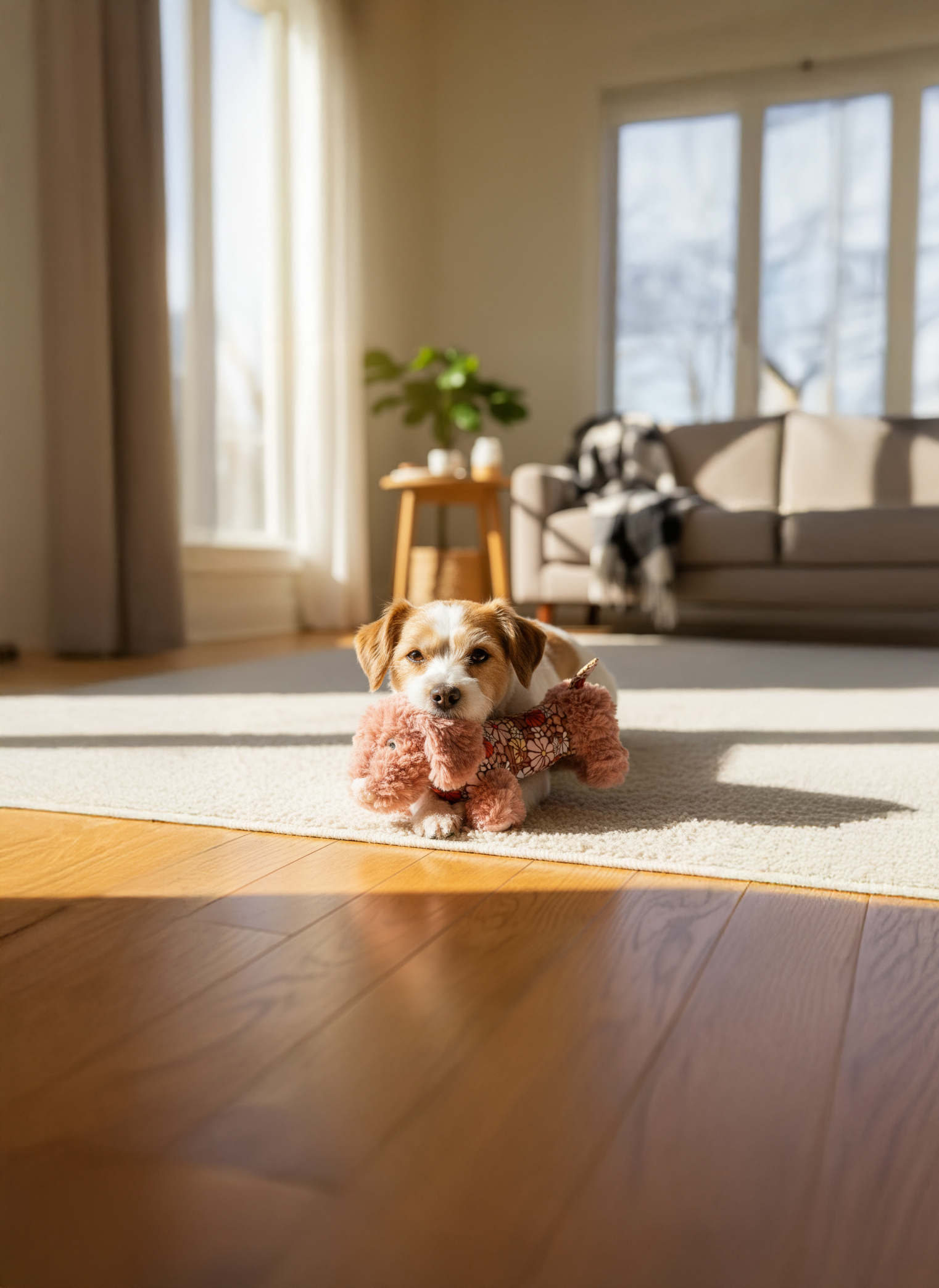 Flamingo Toy Rozette Dog Pink