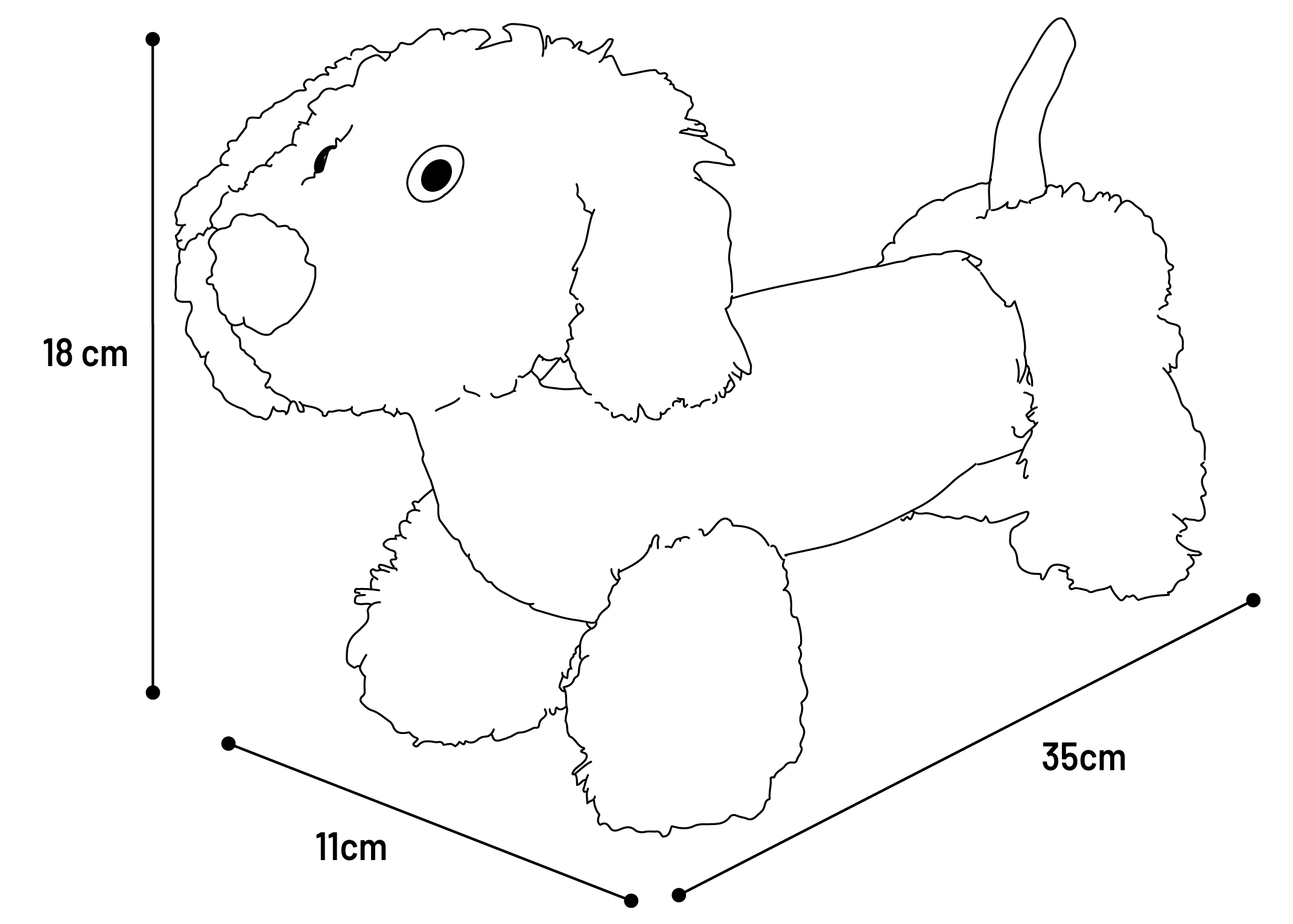 Flamingo Toy Rozette Dog Pink