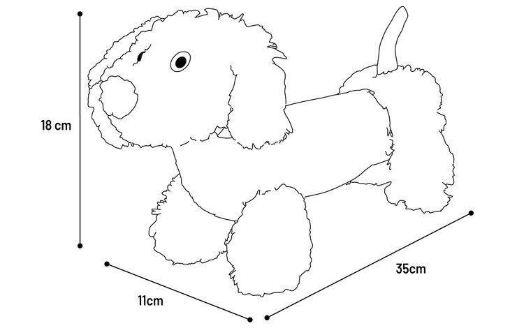 Flamingo Toy Rozette Dog Pink