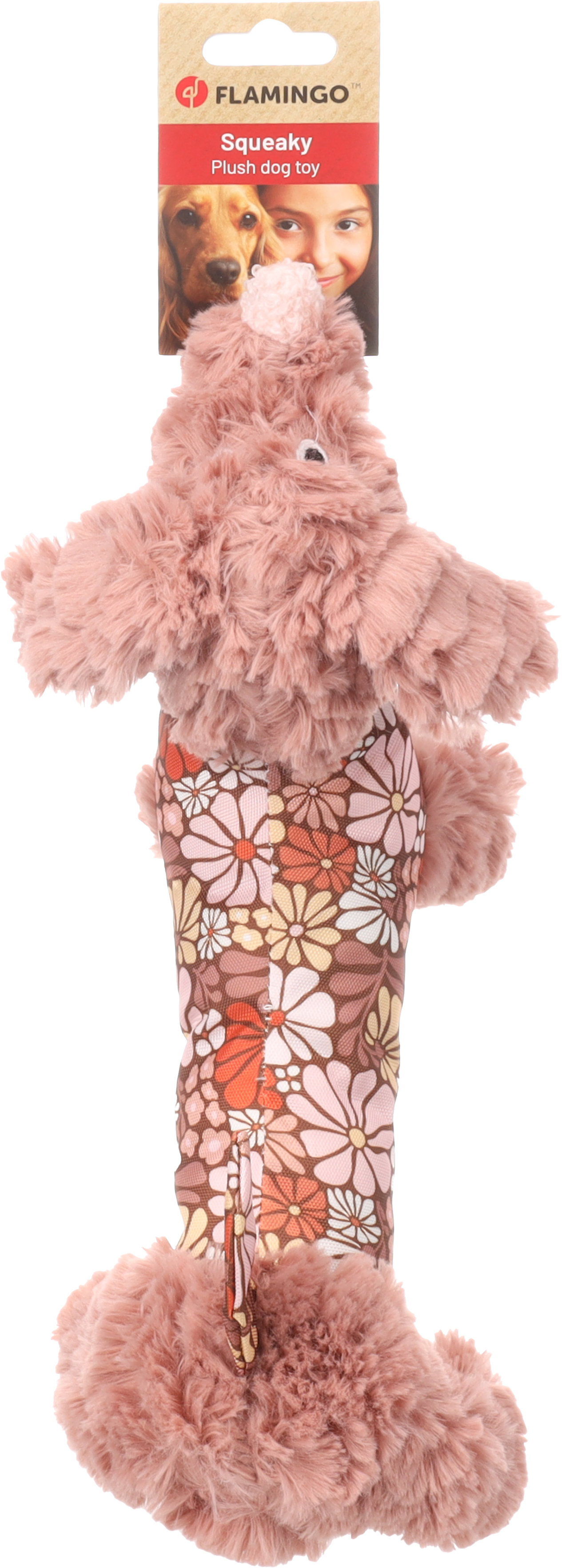 Flamingo Toy Rozette Dog Pink
