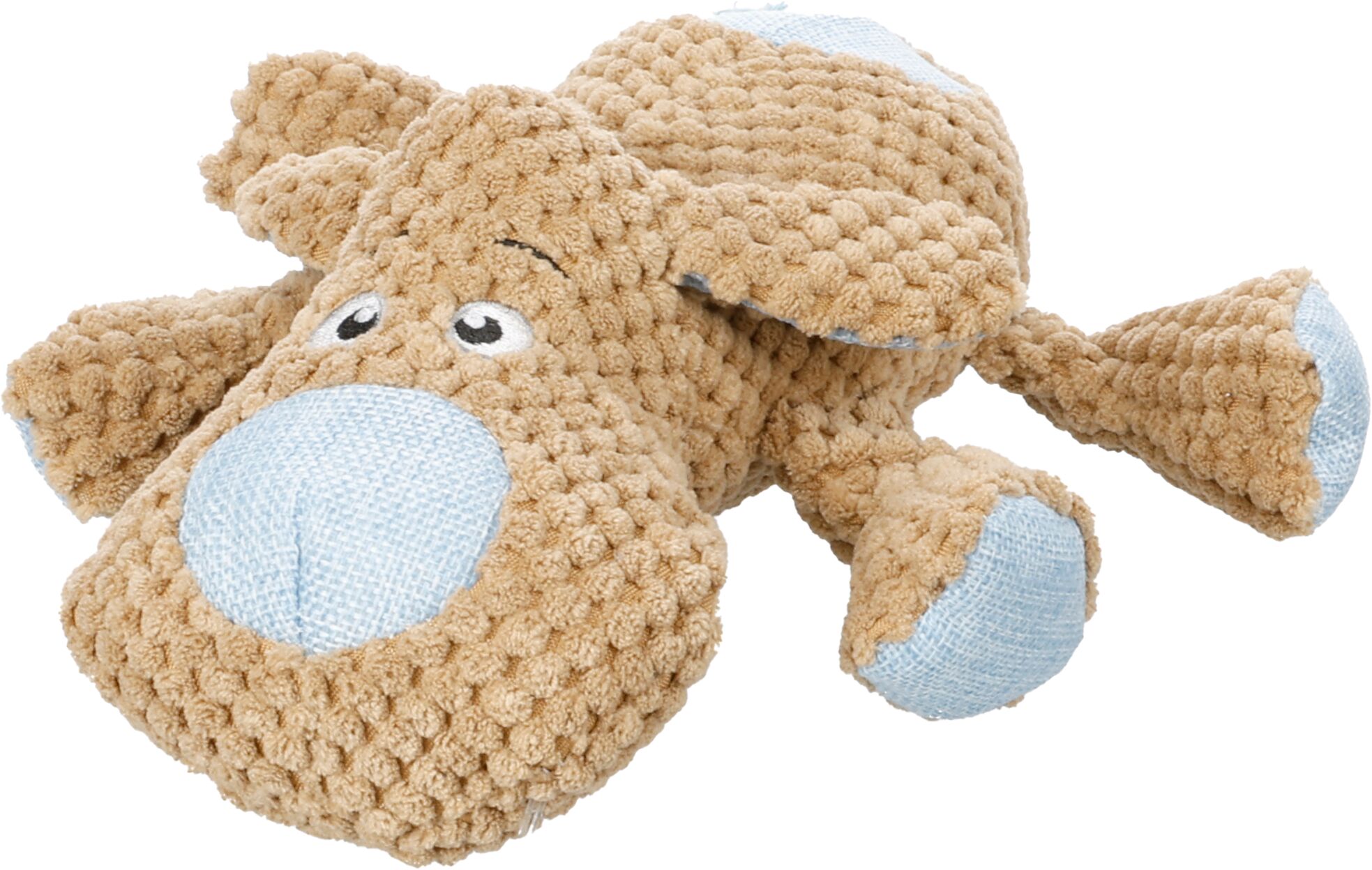 Flamingo Toy Krops Hippopotamus with rope Brown