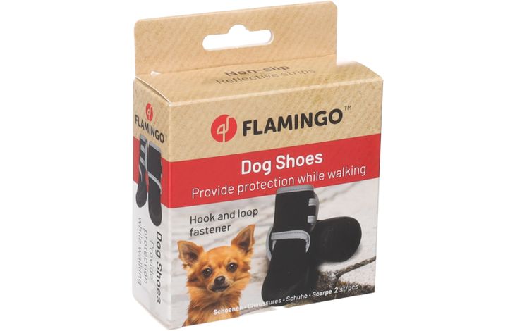 Flamingo Schoen Laky 2 st Zwart