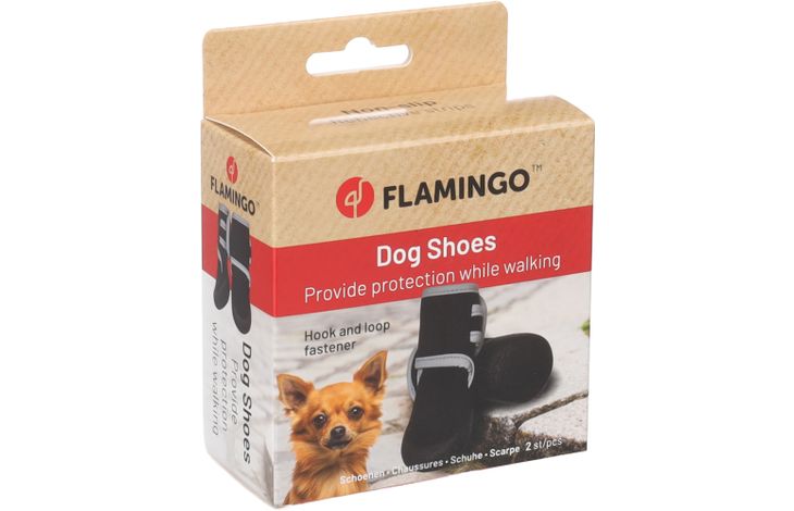 Flamingo Schoen Laky 2 st Zwart