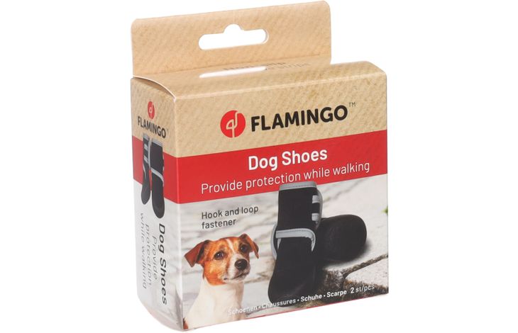Flamingo Schoen Laky 2 st Zwart