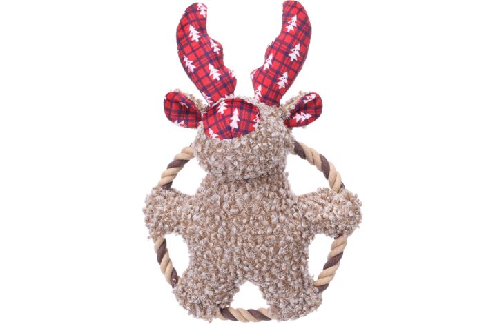 Flamingo Kerst Speelgoed Krola Rendier & Ring Bruin