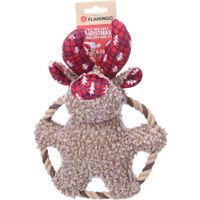 Flamingo Kerst Speelgoed Krola Rendier & Ring Bruin