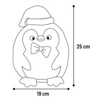 Flamingo Kerst Speelgoed Bollo Pinguin Zwart