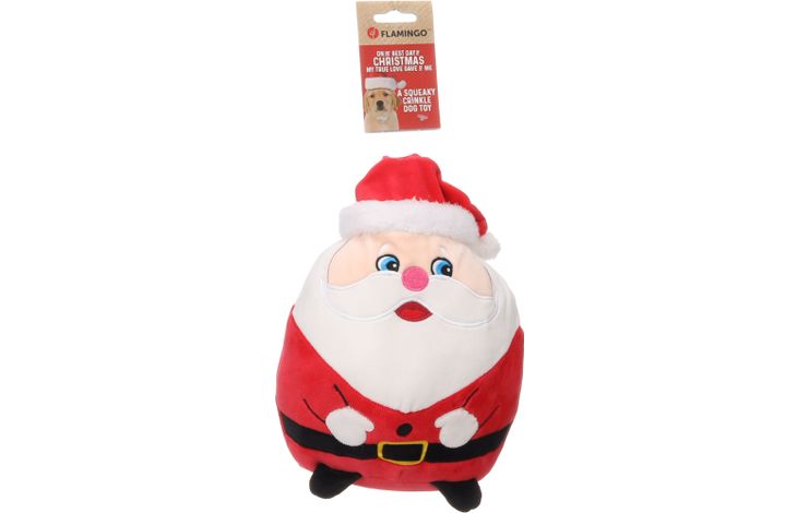 Flamingo Kerst Speelgoed Bolla Kerstman Rood