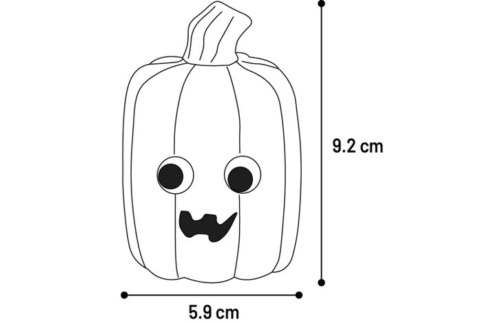 Flamingo Halloween Speelgoed Fixi Oranje 
