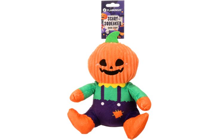 Flamingo Halloween Speelgoed Pompo Mannetje Oranje