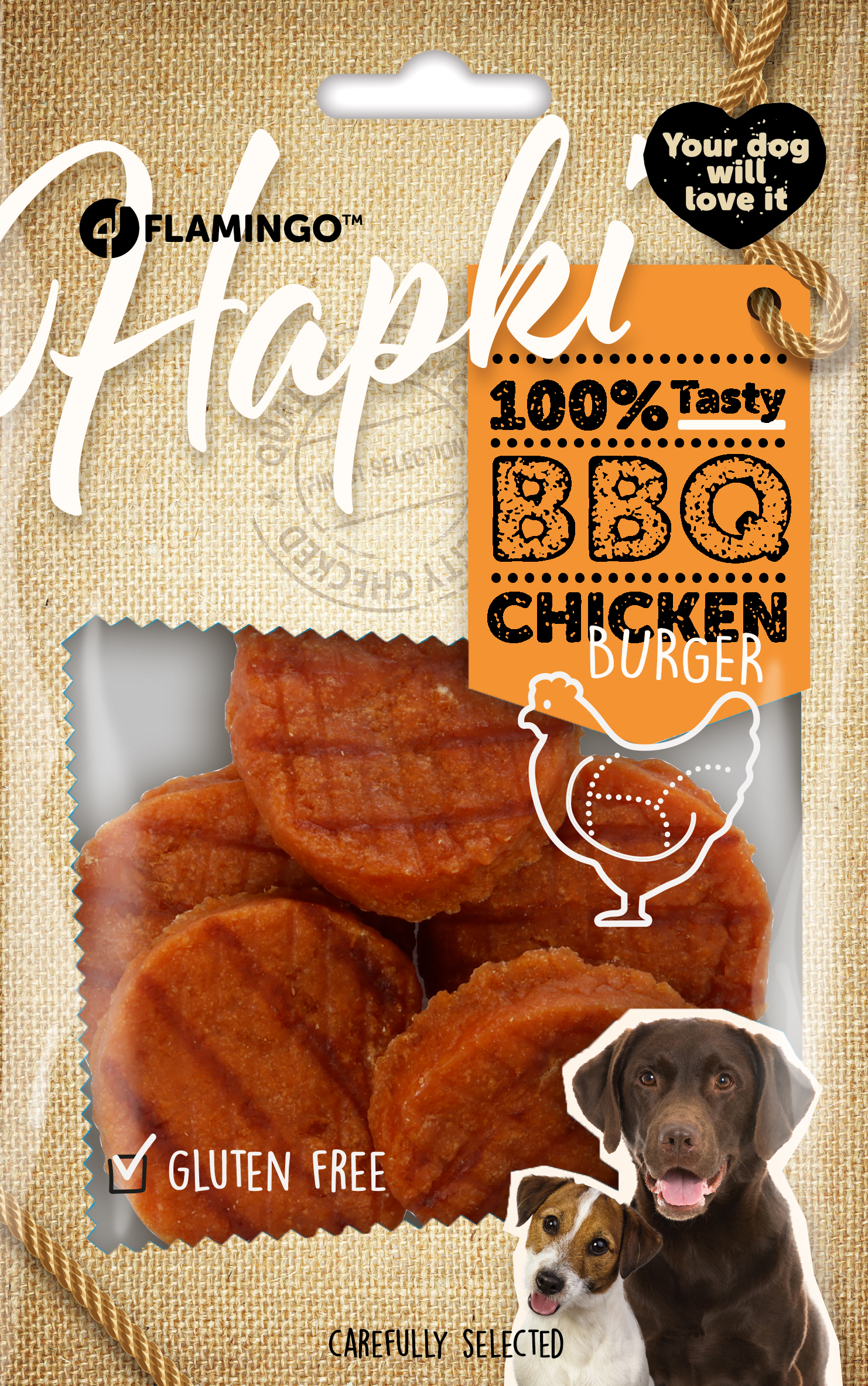 Flamingo Snacks Hapki Mini hamburger with chicken 