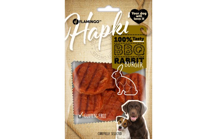 Flamingo Snacks Hapki Mini hamburger with rabbit 