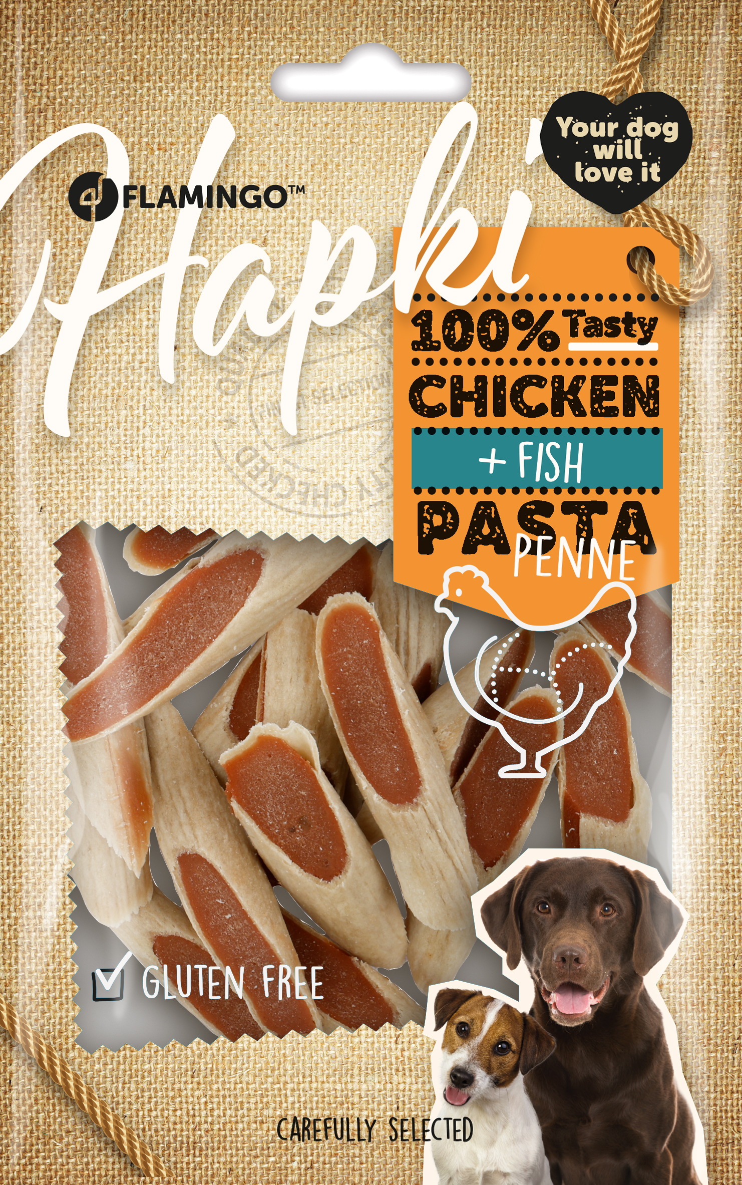 Flamingo Snacks Hapki Penne with chicken & fish 