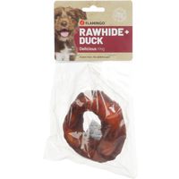 Flamingo Snacks R'hide Ring  with duck 10cm 110g