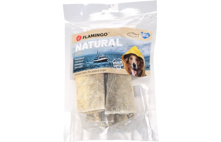 Flamingo Snack Nature Kabeljauwhuid Lang