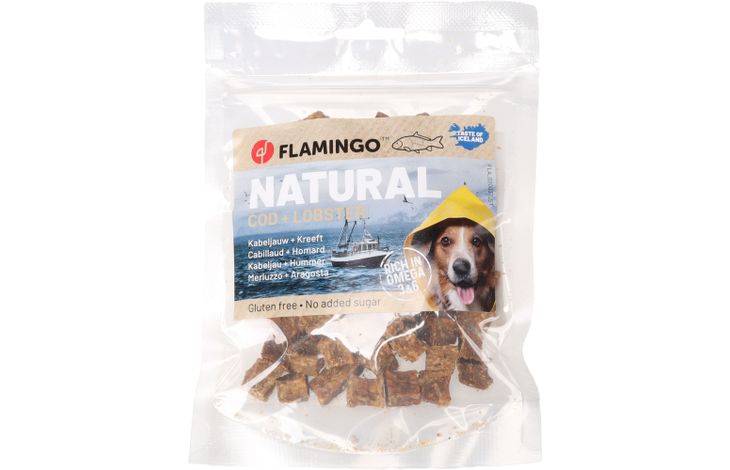 Flamingo Snack Nature Blokjes met Kabeljauw & Kreeft