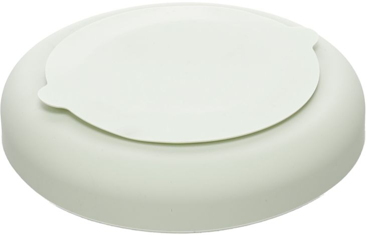 Flamingo Feeding bowl Slow feeder Rainy Round Light green