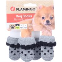 Flamingo Sokken Asia 4 st Grijs