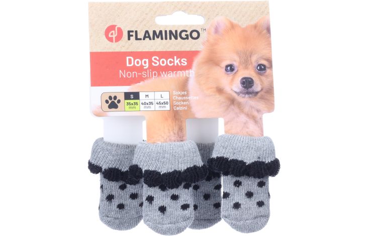 Flamingo Sokken Asia 4 st Grijs