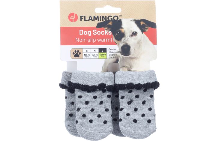 Flamingo Sokken Asia 4 st Grijs