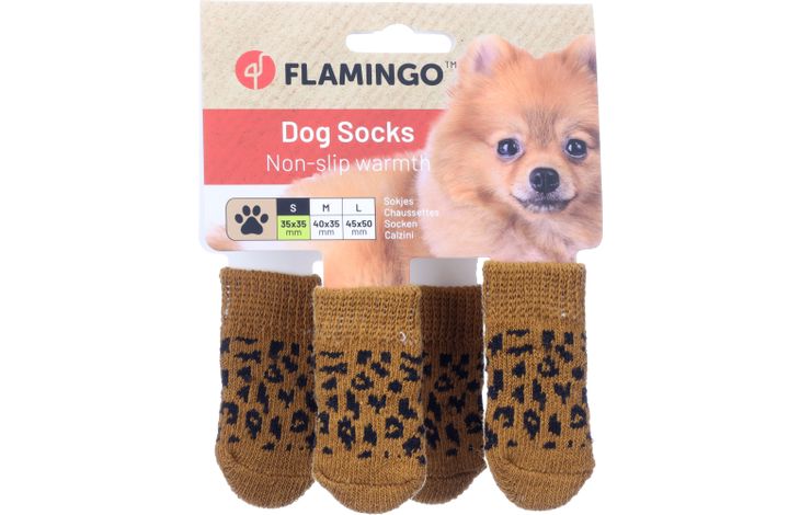 Flamingo Sokken Adda 4 st Cognac