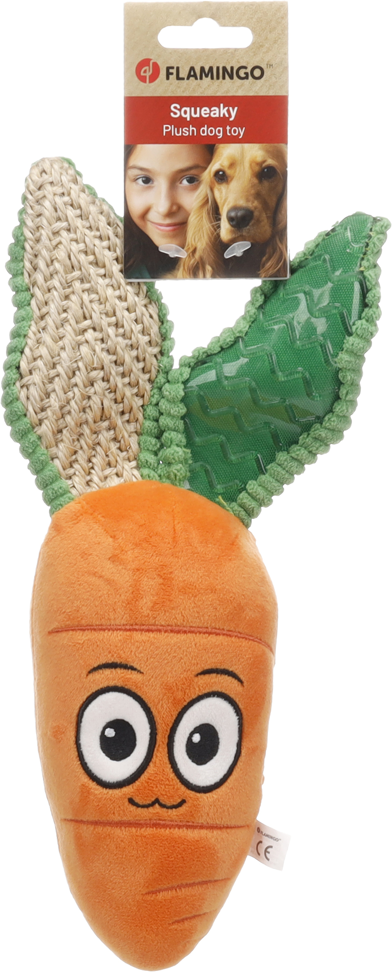 Toy Krafu Carrot Orange | 525762 | Flamingo Pet Products