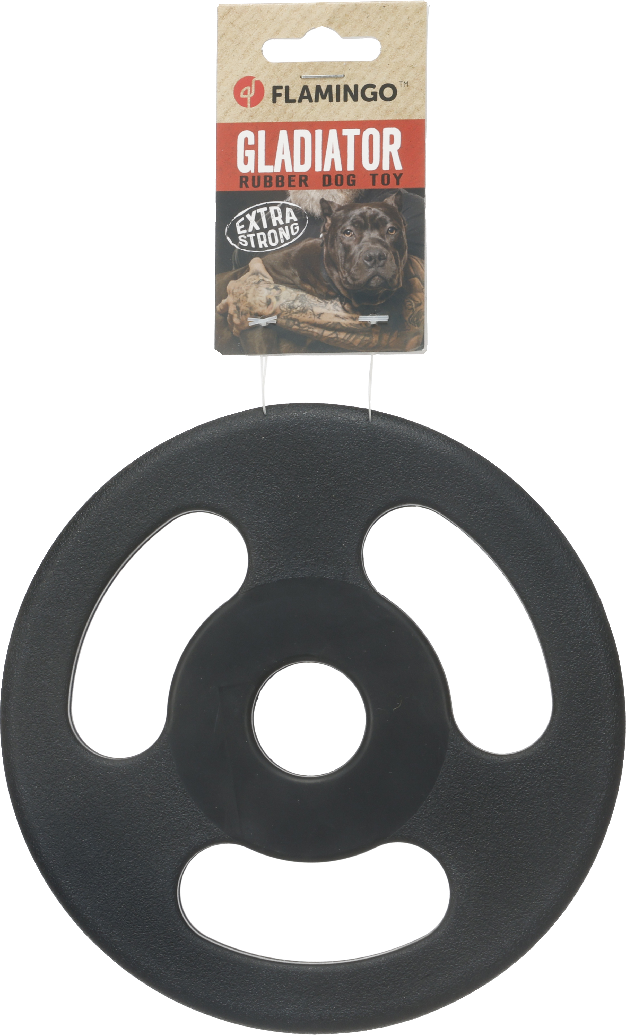 Flamingo Giocattolo Gladiator Frisbee Nero