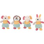 Jouet Mala Ours & Lion & Éléphant & Lapin Mélange