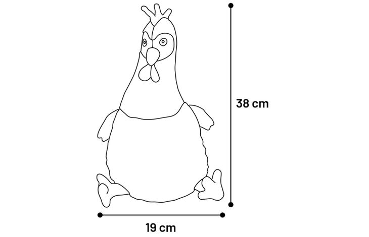 Flamingo Toy Pokpok Chicken Multiple colours