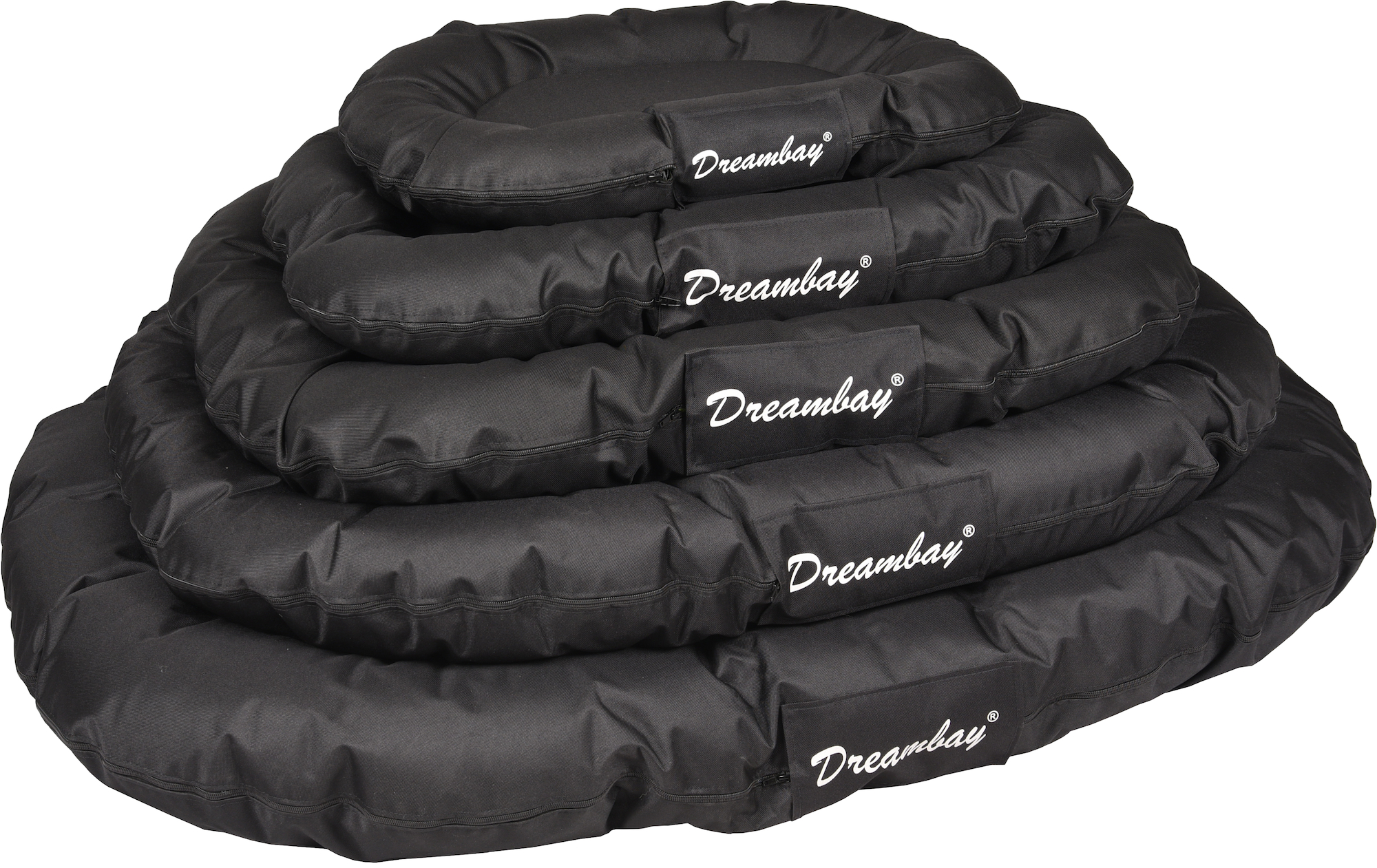 Flamingo Cushion Dreambay® Oval Black