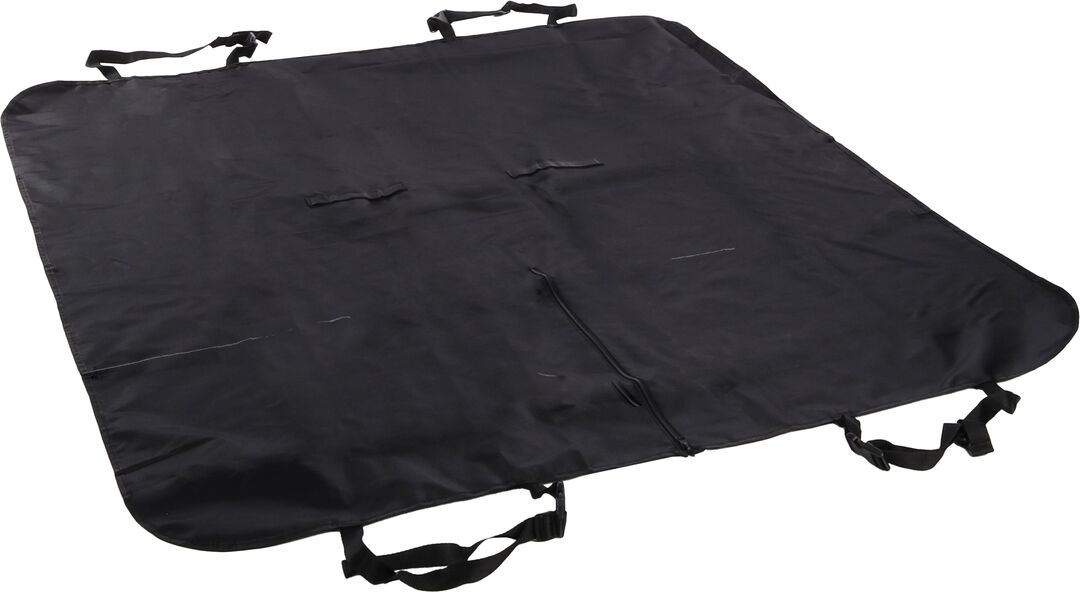 Flamingo Car seat cover Essenza Can be split in two Hammock model Back seat (of the car) Black