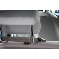 Flamingo Car seat cover Essenza Can be split in two Hammock model Back seat (of the car) Black