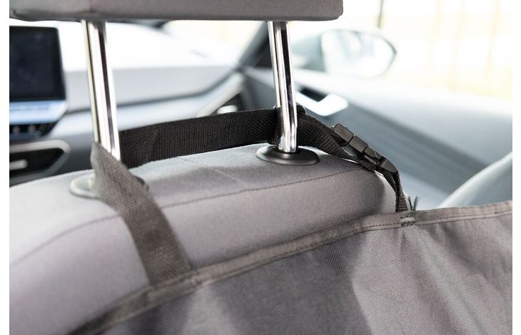 Flamingo Car seat cover Essenza Can be split in two Hammock model Back seat (of the car) Black