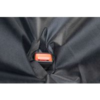 Flamingo Car seat cover Essenza Can be split in two Hammock model Back seat (of the car) Black