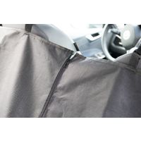 Flamingo Car seat cover Essenza Can be split in two Hammock model Back seat (of the car) Black