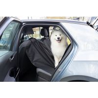 Flamingo Car seat cover Essenza Can be split in two Hammock model Back seat (of the car) Black