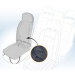Car seat cover Elite Cover-style design Single seat (in the car) Black