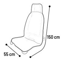 Flamingo Car seat cover Elite Cover-style design Single seat (in the car) Black