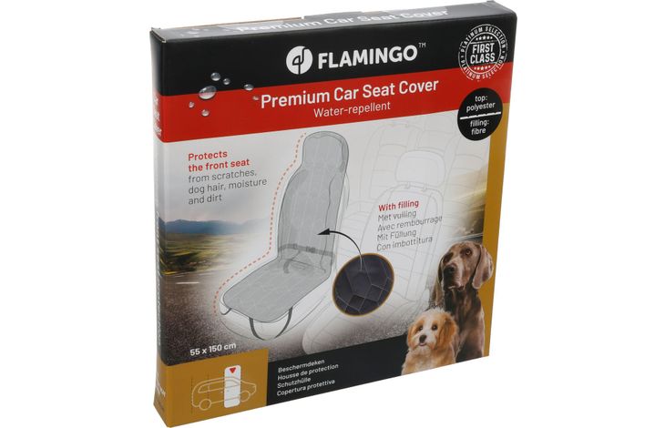 Flamingo Car seat cover Elite Cover-style design Single seat (in the car) Black