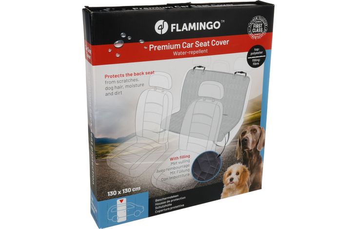 Flamingo Car seat cover Elite Back seat (of the car) Black