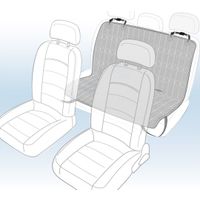 Flamingo Car seat cover Elite Back seat (of the car) Black