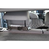 Flamingo Car seat cover Elite Can be split in two Hammock model Back seat (of the car) Black