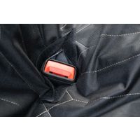 Flamingo Car seat cover Elite Can be split in two Hammock model Back seat (of the car) Black