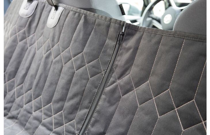 Flamingo Car seat cover Elite Can be split in two Hammock model Back seat (of the car) Black